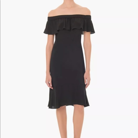 Veronica Beard Dresses & Skirts - Veronica Beard Black Oleta Off The Shoulder Dress